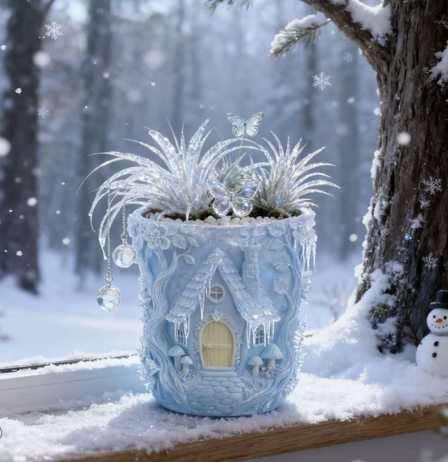 little house flowerpot