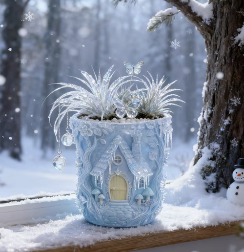 little house flowerpot